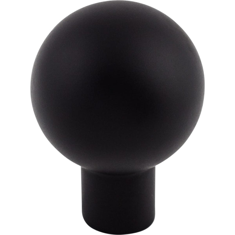 Top Knobs - TK760BLK - Brookline 7/8 Inch Round Cabinet Knob in Flat Black