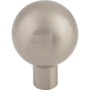 Top Knobs - TK761BSN - Brookline 1 Inch Round Cabinet Knob in Brushed Satin Nickel