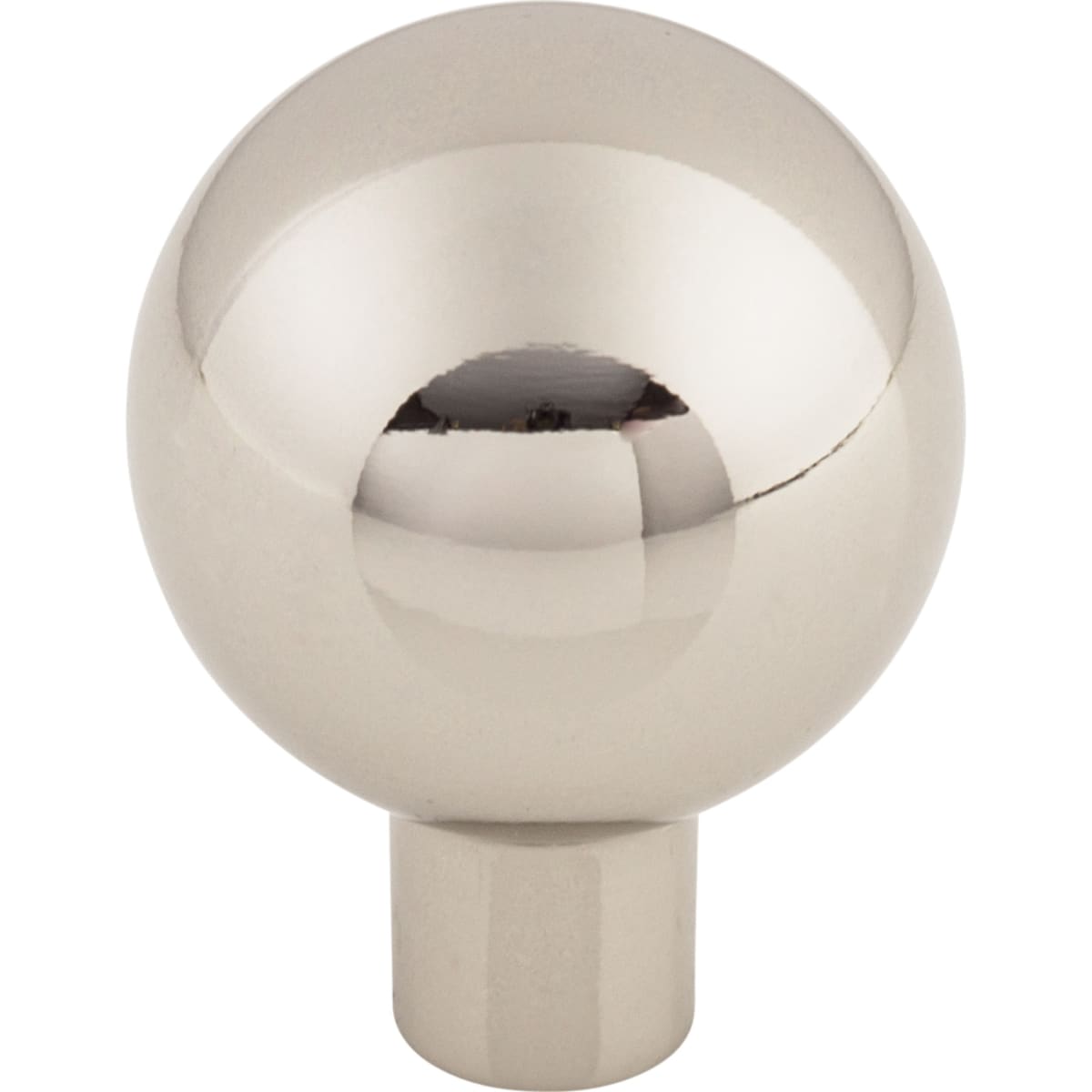 Top Knobs - TK762PN - Brookline 1-1/8 Inch Round Cabinet Knob in Polished Nickel