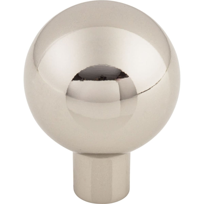 Top Knobs - TK762PN - Brookline 1-1/8 Inch Round Cabinet Knob in Polished Nickel