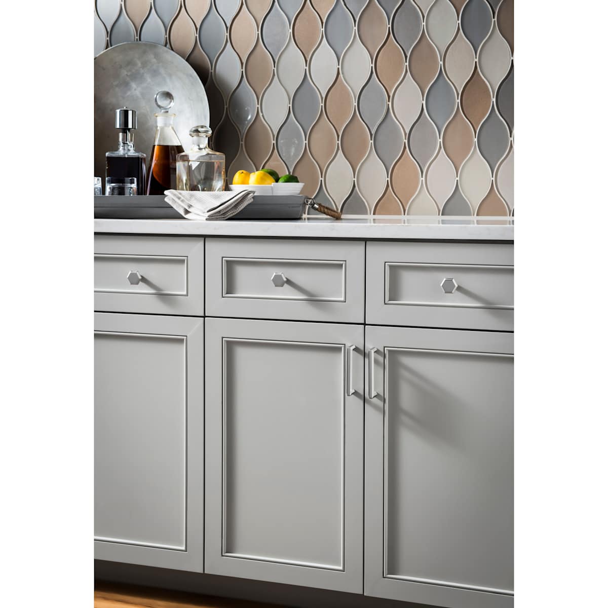 Top Knobs - TK792ORB - Serene 1-1/4 Inch Geometric Cabinet Knob in Oil Rubbed Bronze