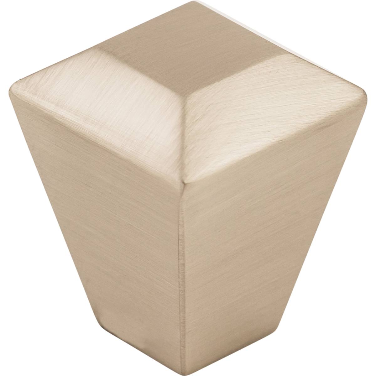Top Knobs - TK811BSN - Juliet 1 Inch Square Cabinet Knob from the Serene Collection in Brushed Satin Nickel