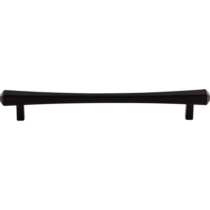Top Knobs - TK815BLK - Juliet 7-9/16 Inch Center to Center Bar Cabinet Pull from the Serene Series in Flat Black