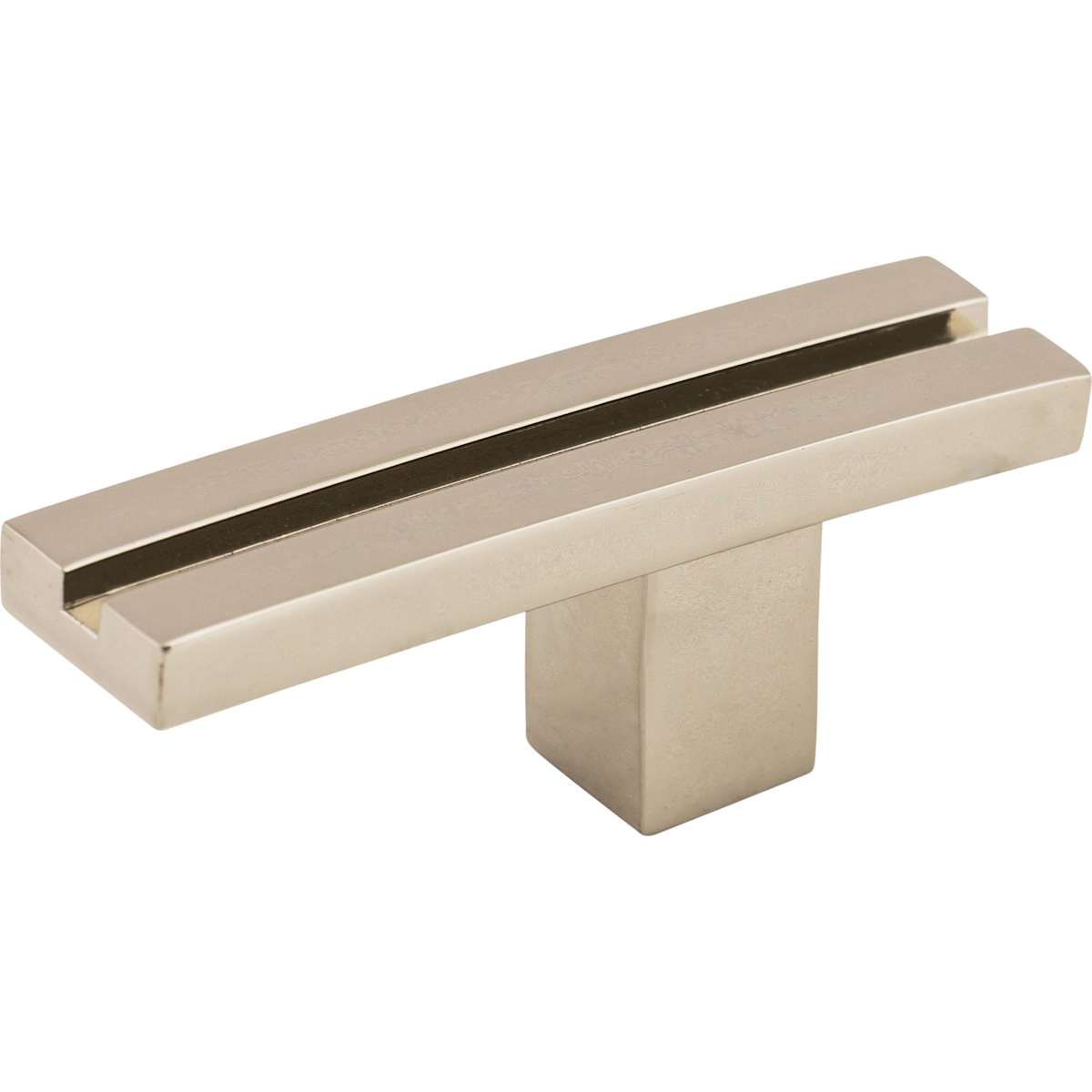 Top Knobs - TK82PC - Inset Rail 2-5/8 Inch Long Designer Cabinet Knob from the Sanctuary Collection in Polished Chrome
