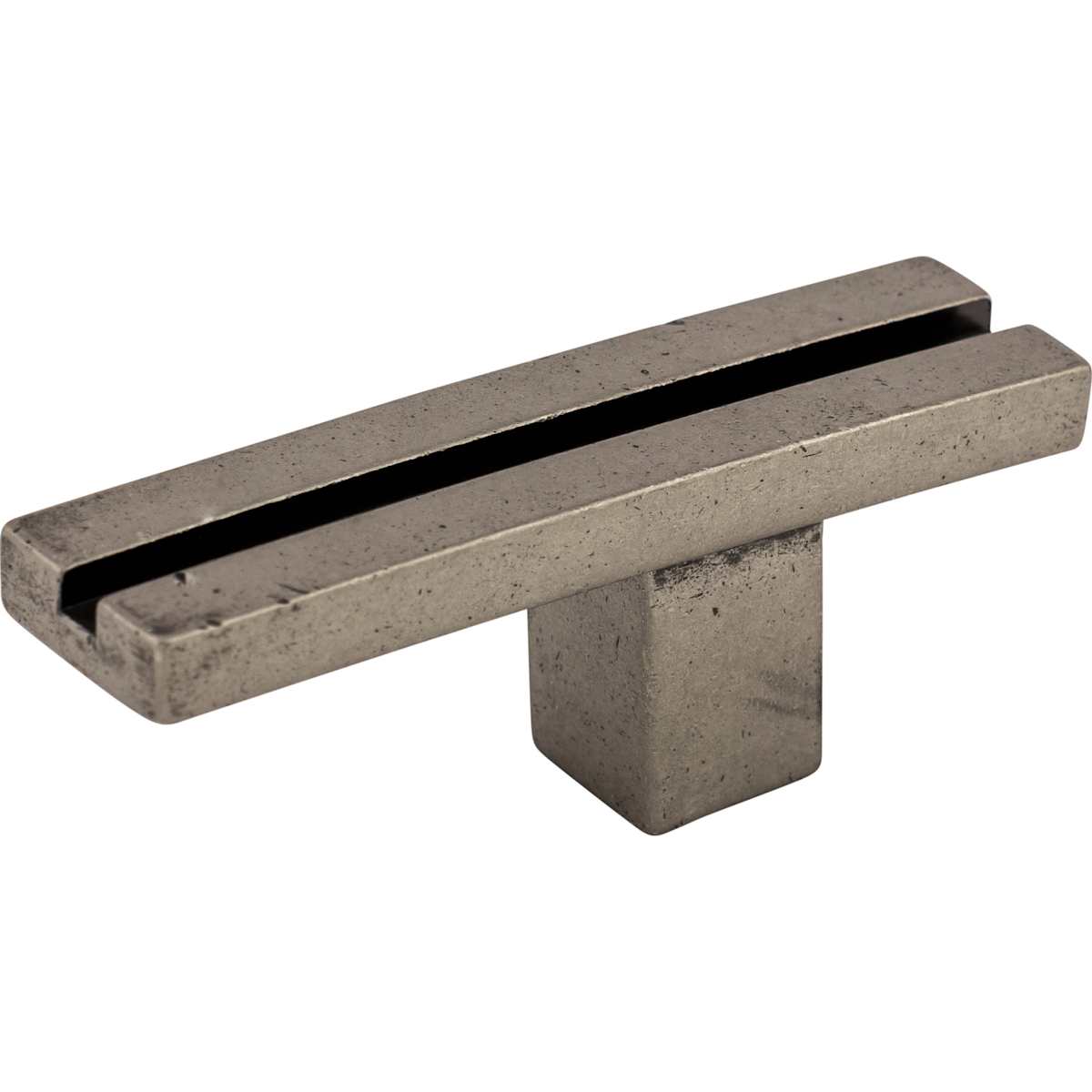 Top Knobs - TK82PC - Inset Rail 2-5/8 Inch Long Designer Cabinet Knob from the Sanctuary Collection in Polished Chrome