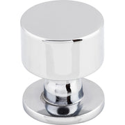 Top Knobs - TK821PC - Lily 1-1/8 Inch Mushroom Cabinet Knob from the Serene Series in Polished Chrome