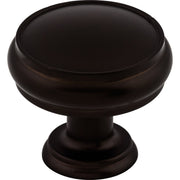 Top Knobs - TK832ORB - Eden 1-3/8 Inch Mushroom Cabinet Knob in Oil Rubbed Bronze