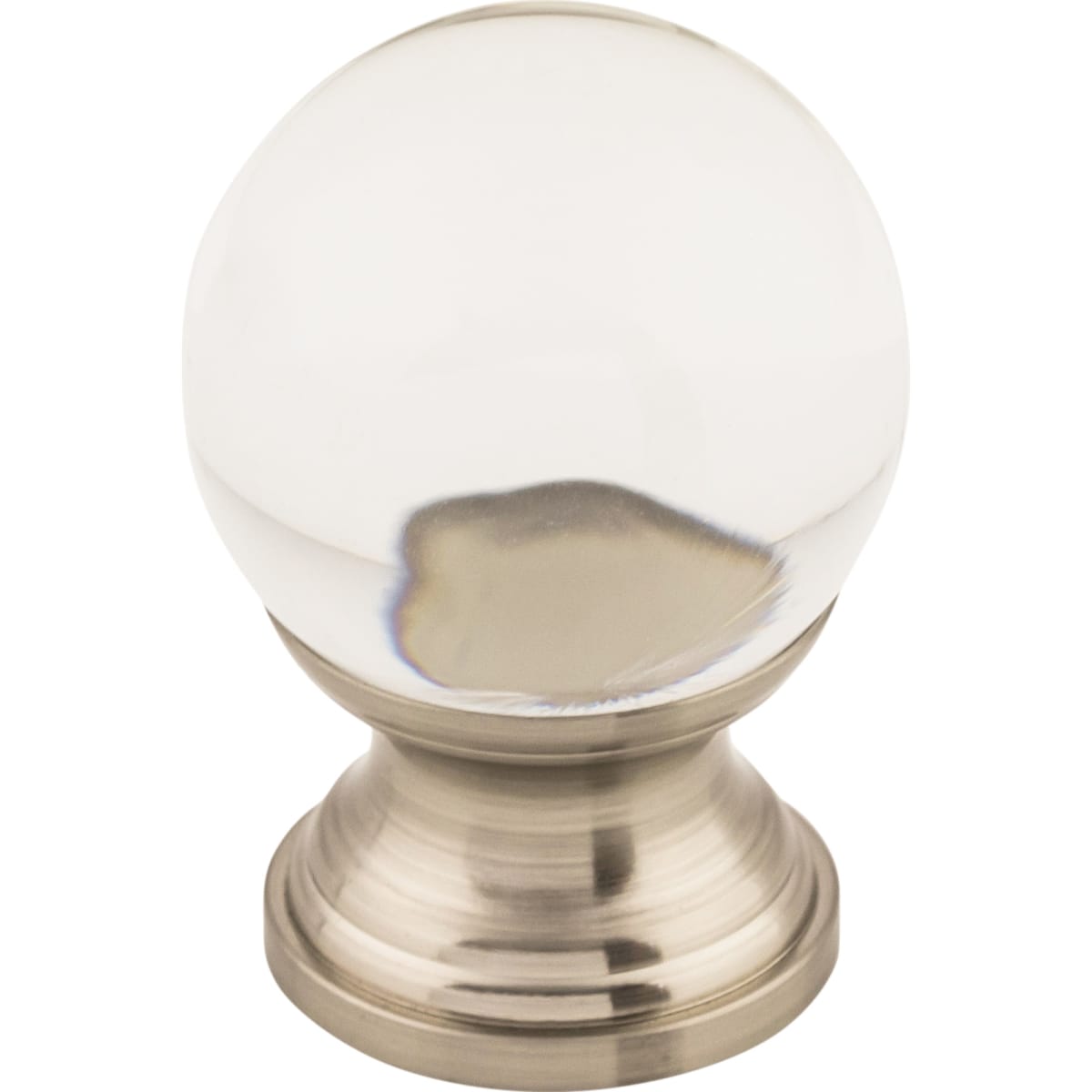Top Knobs - TK840BSN - Serene 1 Inch Round Cabinet Knob in Brushed Satin Nickel