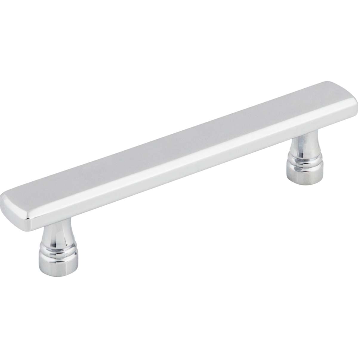 Top Knobs - TK853PC - Devon 3-3/4 Inch Center to Center Bar Cabinet Pull in Polished Chrome