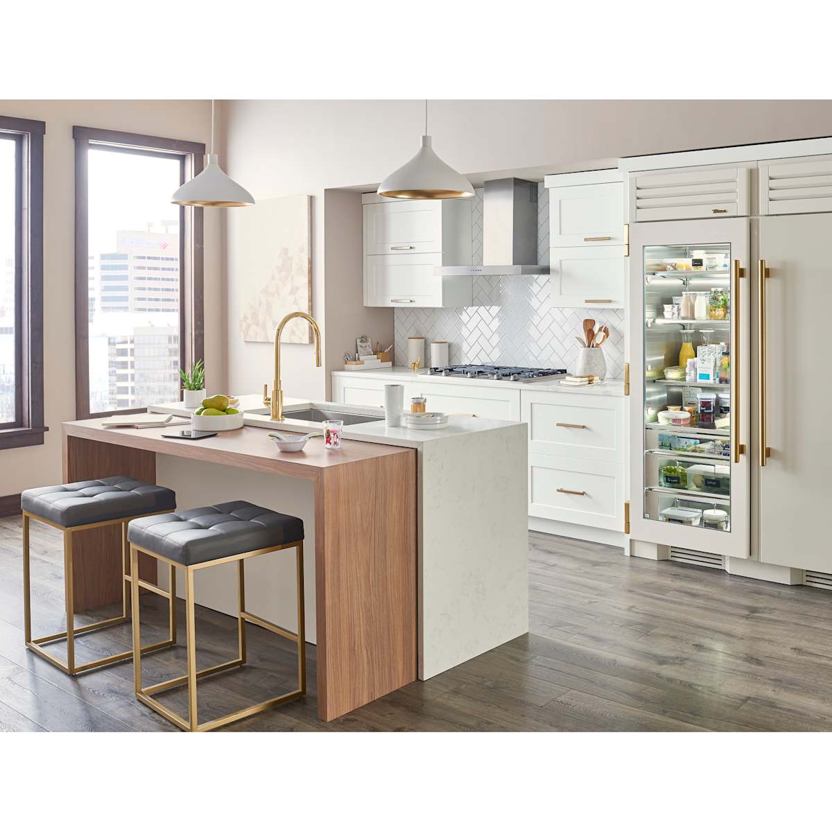 Top Knobs - TK857BSN - Devon 12 Inch Center to Center Bar Cabinet Pull in Brushed Satin Nickel