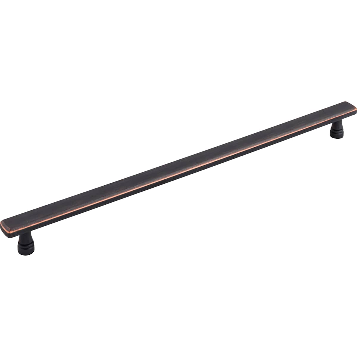 Top Knobs - TK857BSN - Devon 12 Inch Center to Center Bar Cabinet Pull in Brushed Satin Nickel