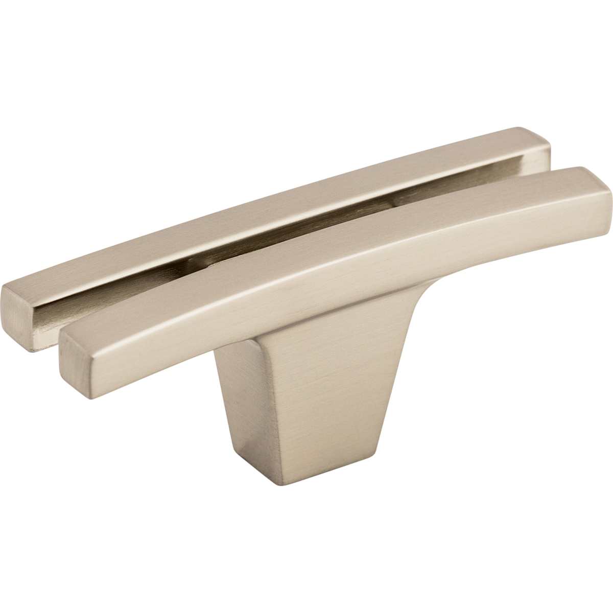 Top Knobs - TK87BSN - Flared 2-5/8 Inch Bar Cabinet Knob from the Sanctuary Collection in Brushed Satin Nickel
