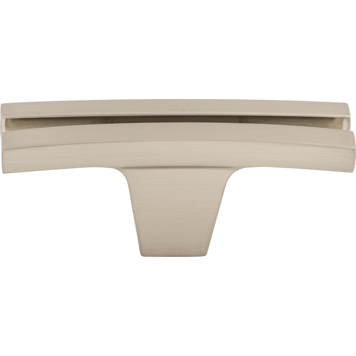 Top Knobs - TK87BSN - Flared 2-5/8 Inch Bar Cabinet Knob from the Sanctuary Collection in Brushed Satin Nickel
