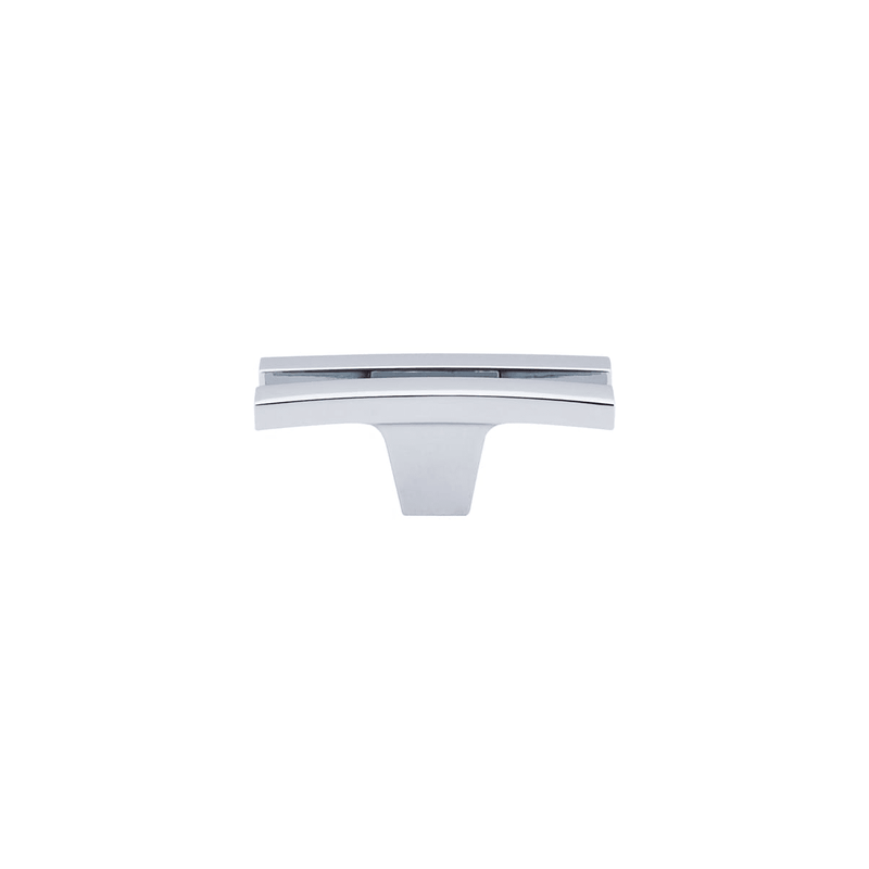 Top Knobs - TK87PC-10PACK - Flared 2-5/8 Inch Bar Cabinet Knob from the Sanctuary Collection - 10 Pack in Polished Chrome