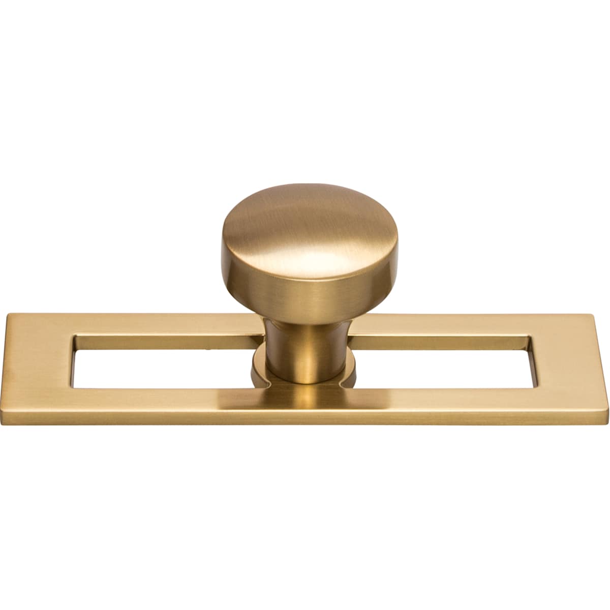 Top Knobs - TK901HB - Kinney 1-1/4 Inch Mushroom Cabinet Knob from the Lynwood Collection in Honey Bronze