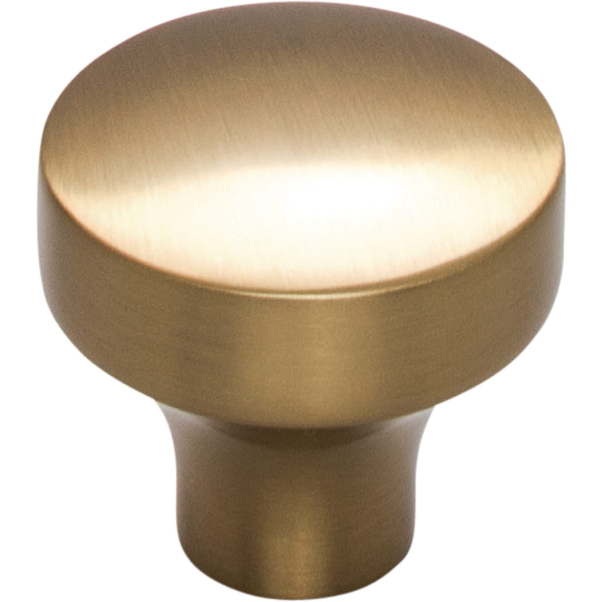 Top Knobs - TK901HB - Kinney 1-1/4 Inch Mushroom Cabinet Knob from the Lynwood Collection in Honey Bronze