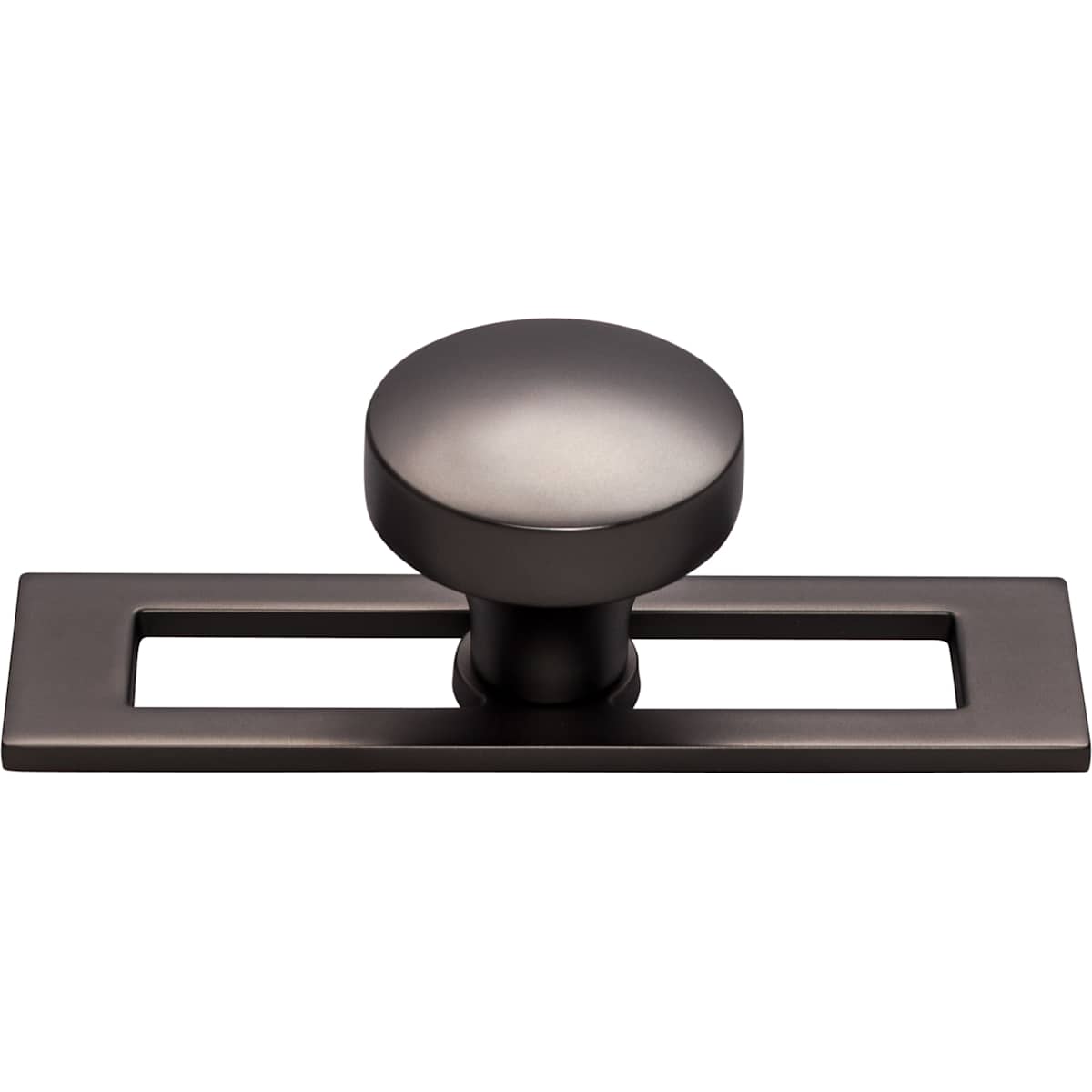 Top Knobs - TK902PN - Kinney 1-1/2 Inch Mushroom Cabinet Knob from the Lynwood Collection in Polished Nickel