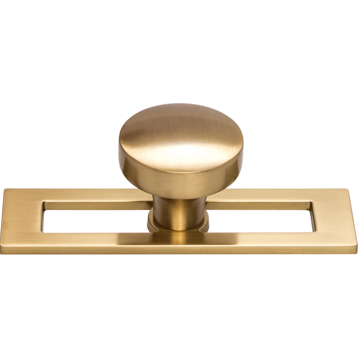 Top Knobs - TK902PN - Kinney 1-1/2 Inch Mushroom Cabinet Knob from the Lynwood Collection in Polished Nickel