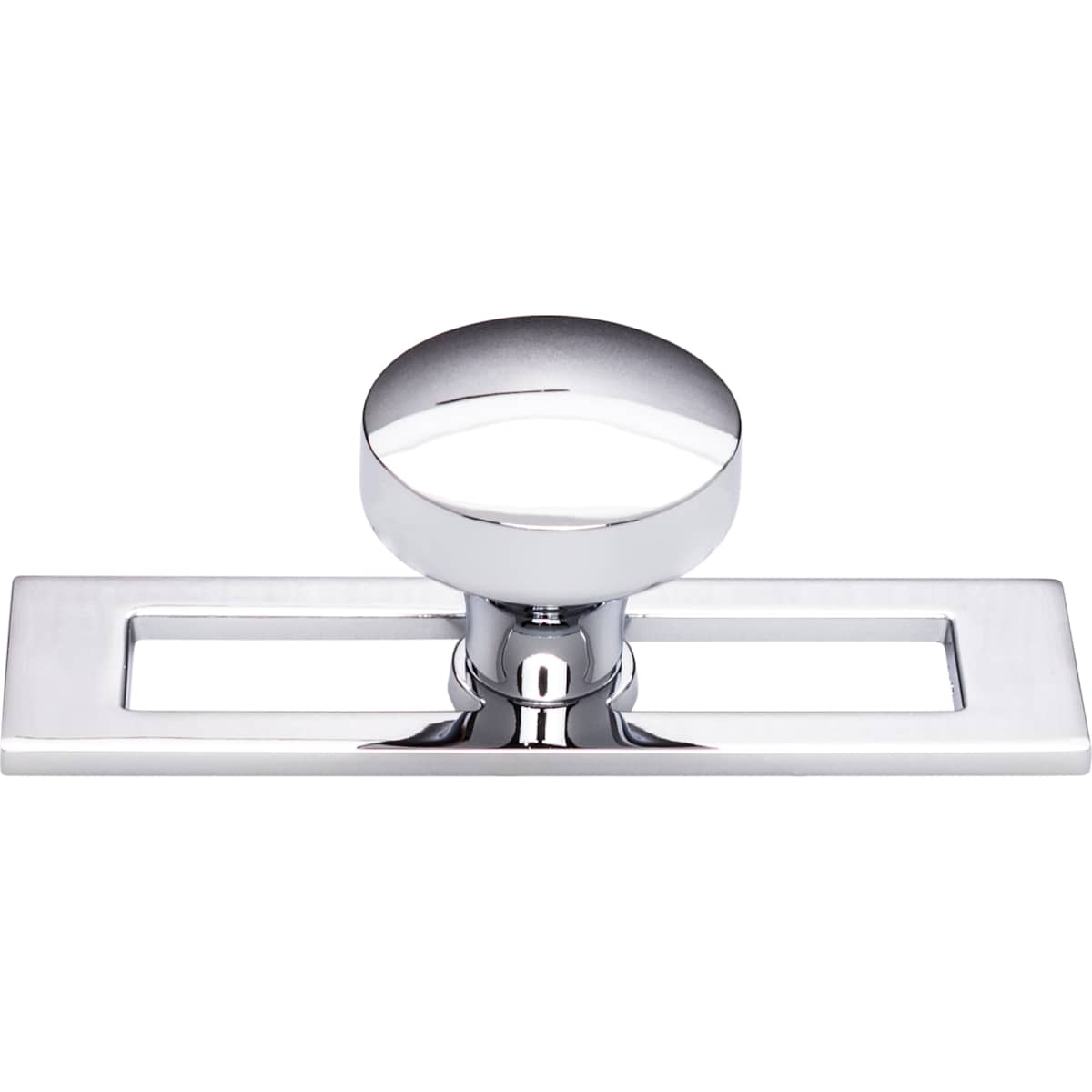 Top Knobs - TK902PN - Kinney 1-1/2 Inch Mushroom Cabinet Knob from the Lynwood Collection in Polished Nickel