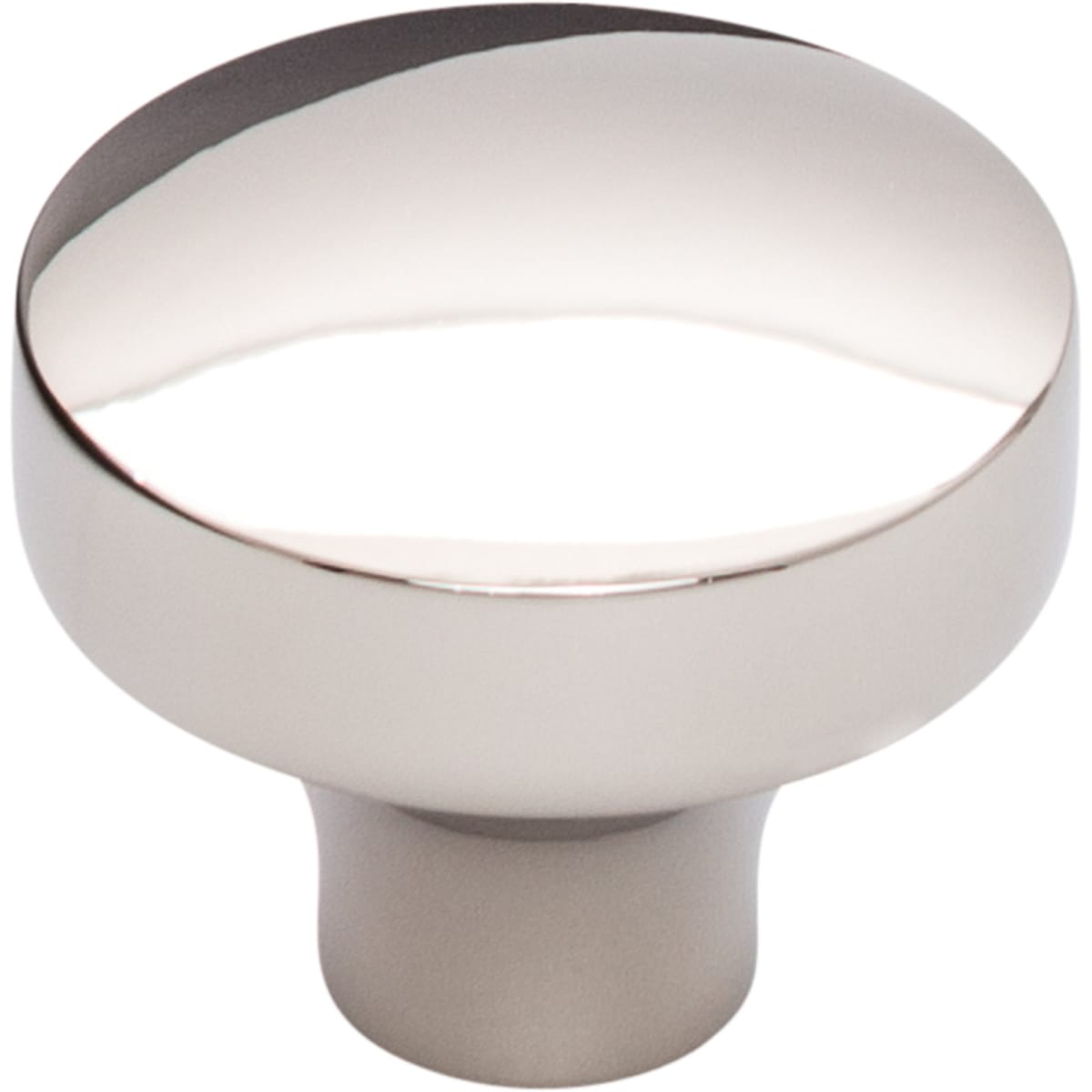 Top Knobs - TK902PN - Kinney 1-1/2 Inch Mushroom Cabinet Knob from the Lynwood Collection in Polished Nickel