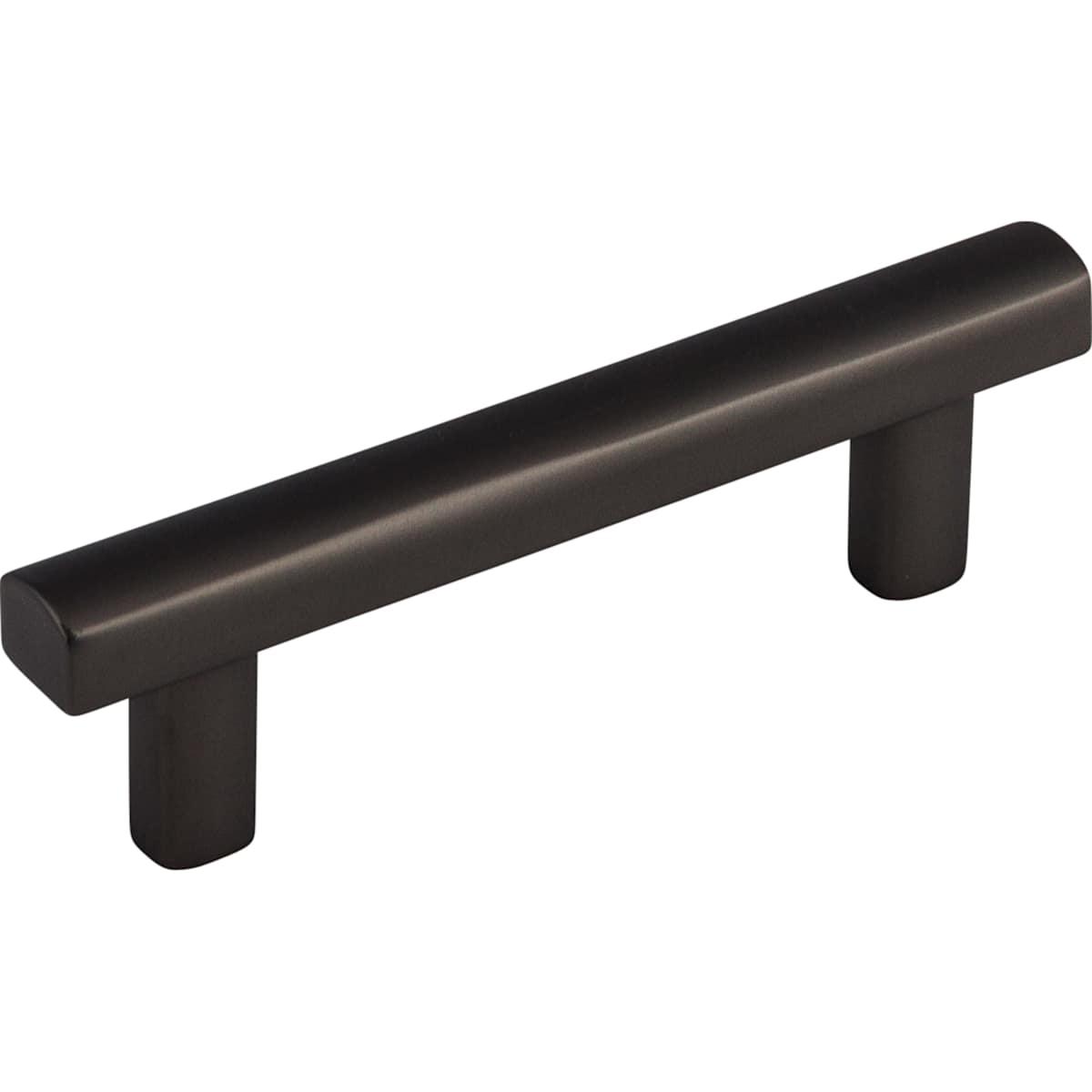 Top Knobs - TK903BLK - Hillmont 3 Inch Center to Center Bar Cabinet Pull from the Lynwood Series in Flat Black