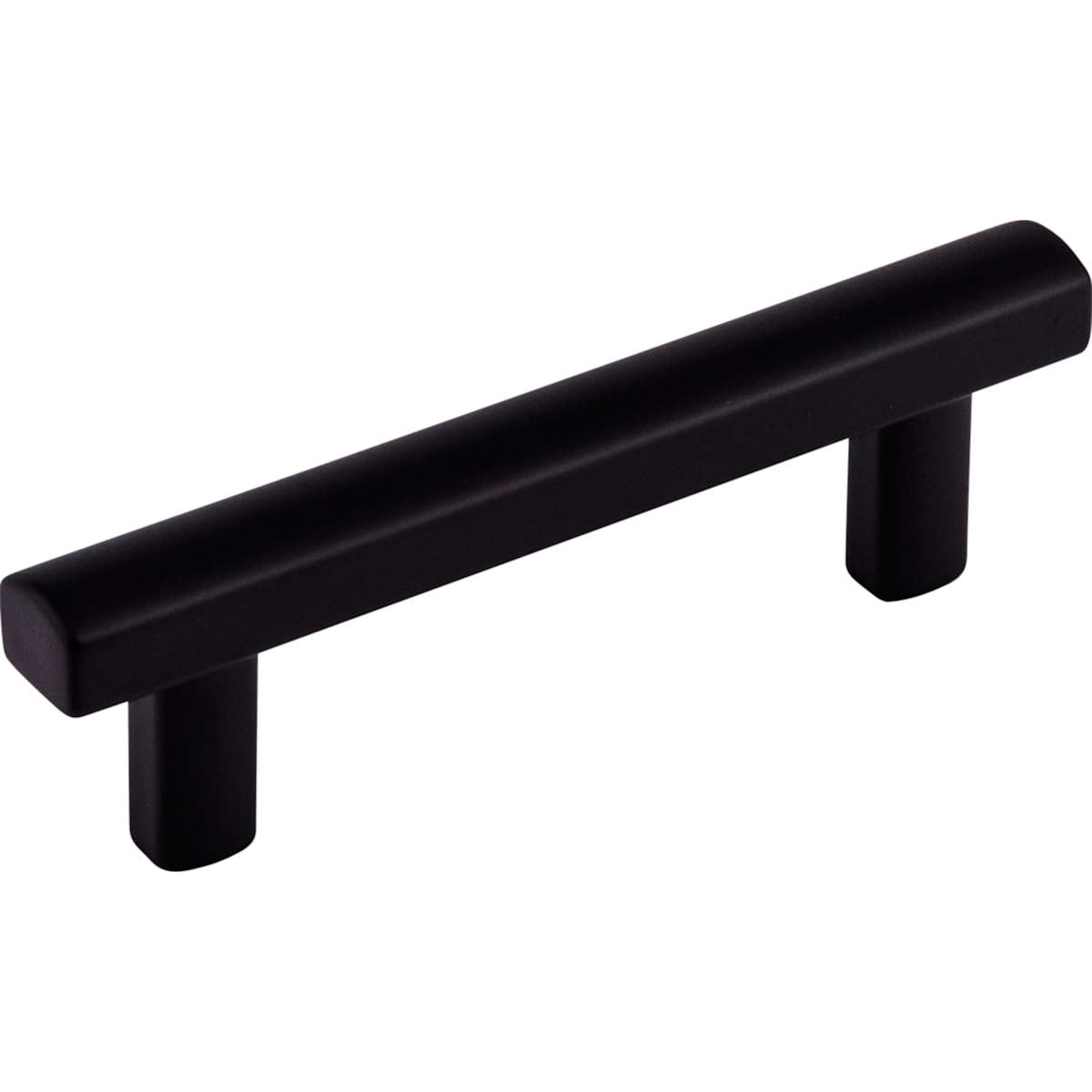 Top Knobs - TK903BLK - Hillmont 3 Inch Center to Center Bar Cabinet Pull from the Lynwood Series in Flat Black