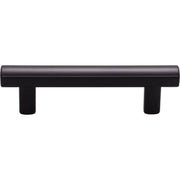 Top Knobs - TK903BLK - Hillmont 3 Inch Center to Center Bar Cabinet Pull from the Lynwood Series in Flat Black