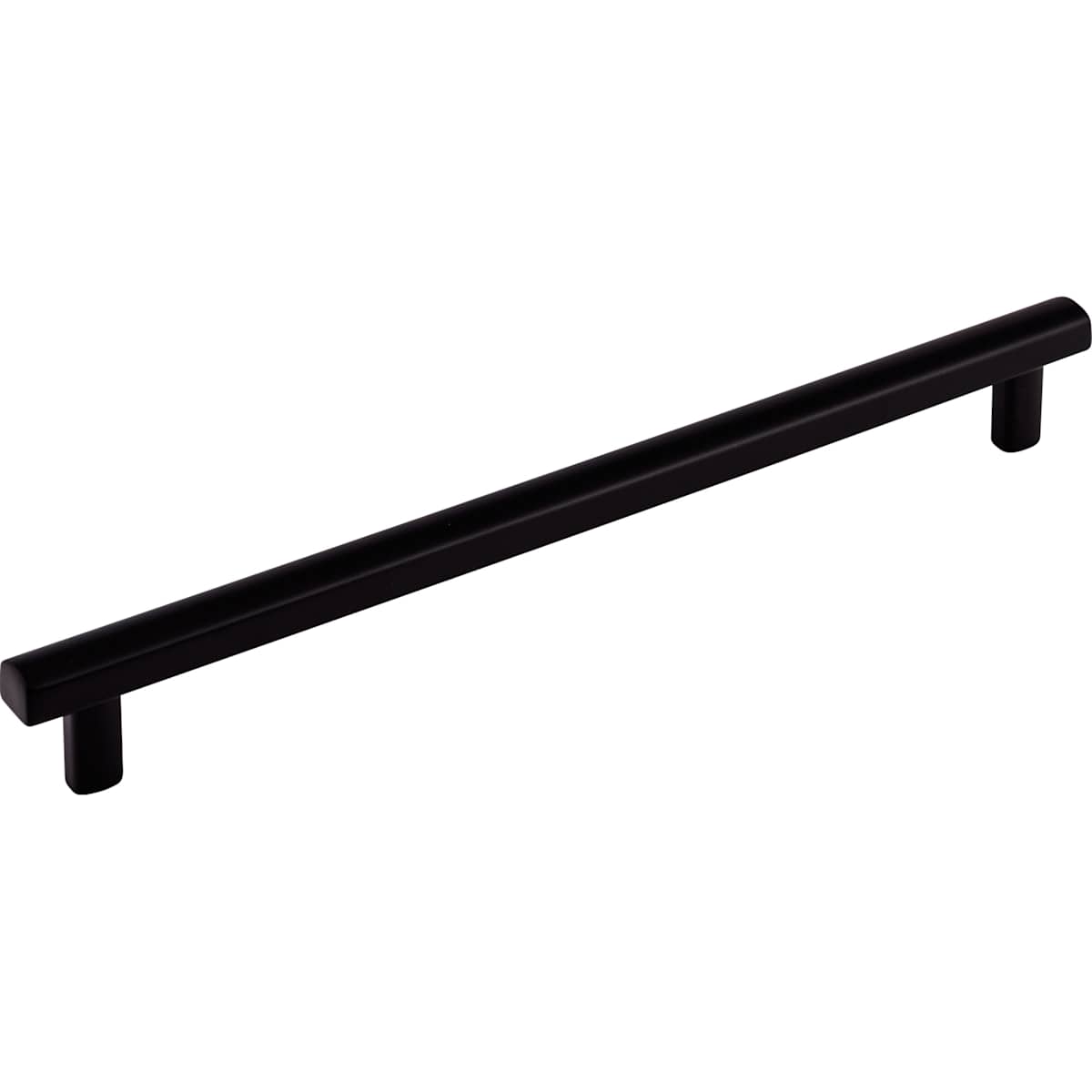 Top Knobs - TK908BLK - Hillmont 8-13/16 Inch Center to Center Bar Cabinet Pull from the Lynwood Series in Flat Black