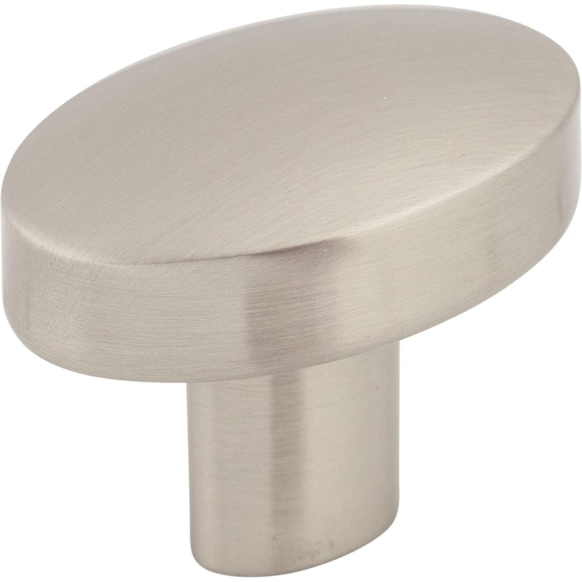 Top Knobs - TK910BLK - Hillmont 1-3/8 Inch Oval Cabinet Knob from the Lynwood Collection in Flat Black