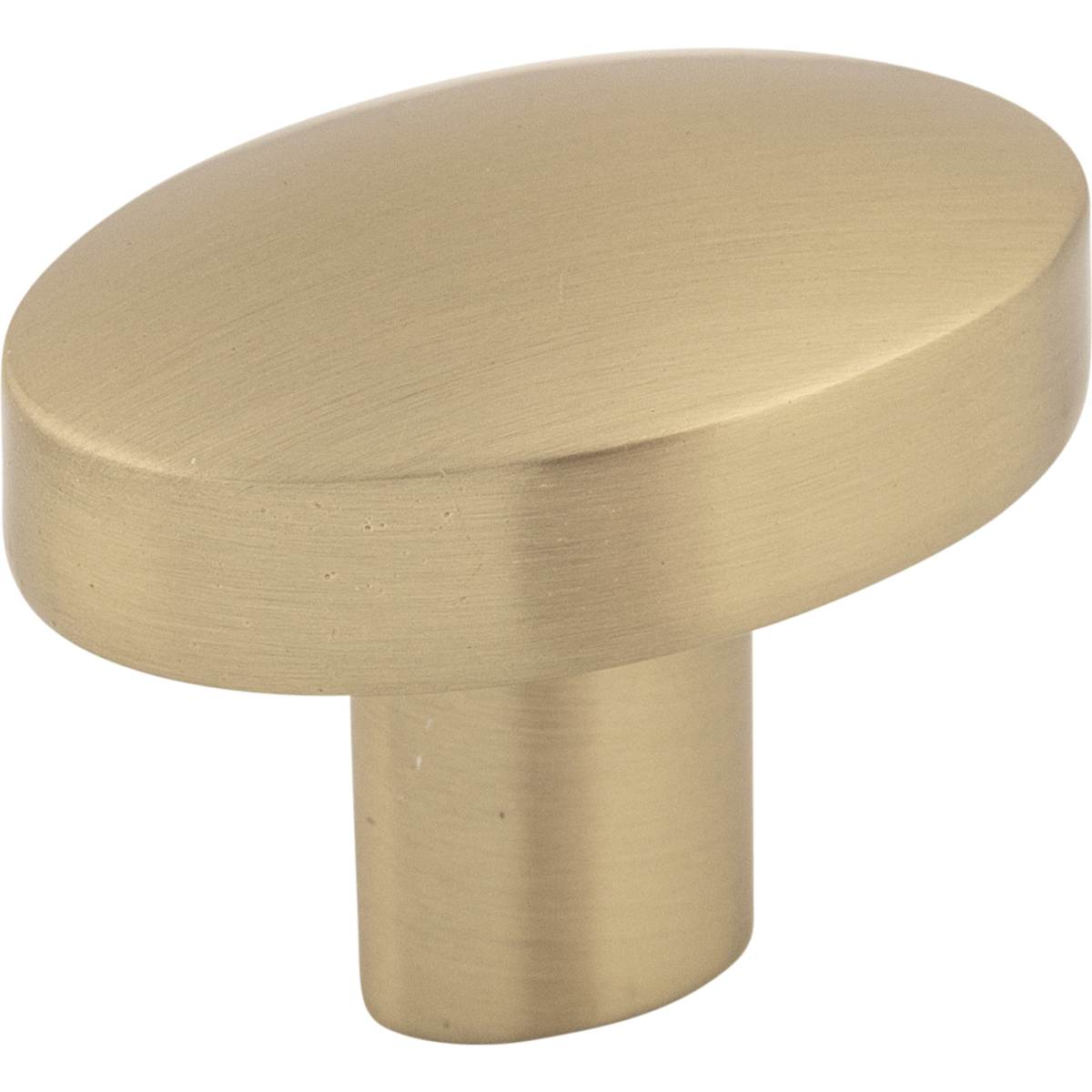 Top Knobs - TK910BLK - Hillmont 1-3/8 Inch Oval Cabinet Knob from the Lynwood Collection in Flat Black