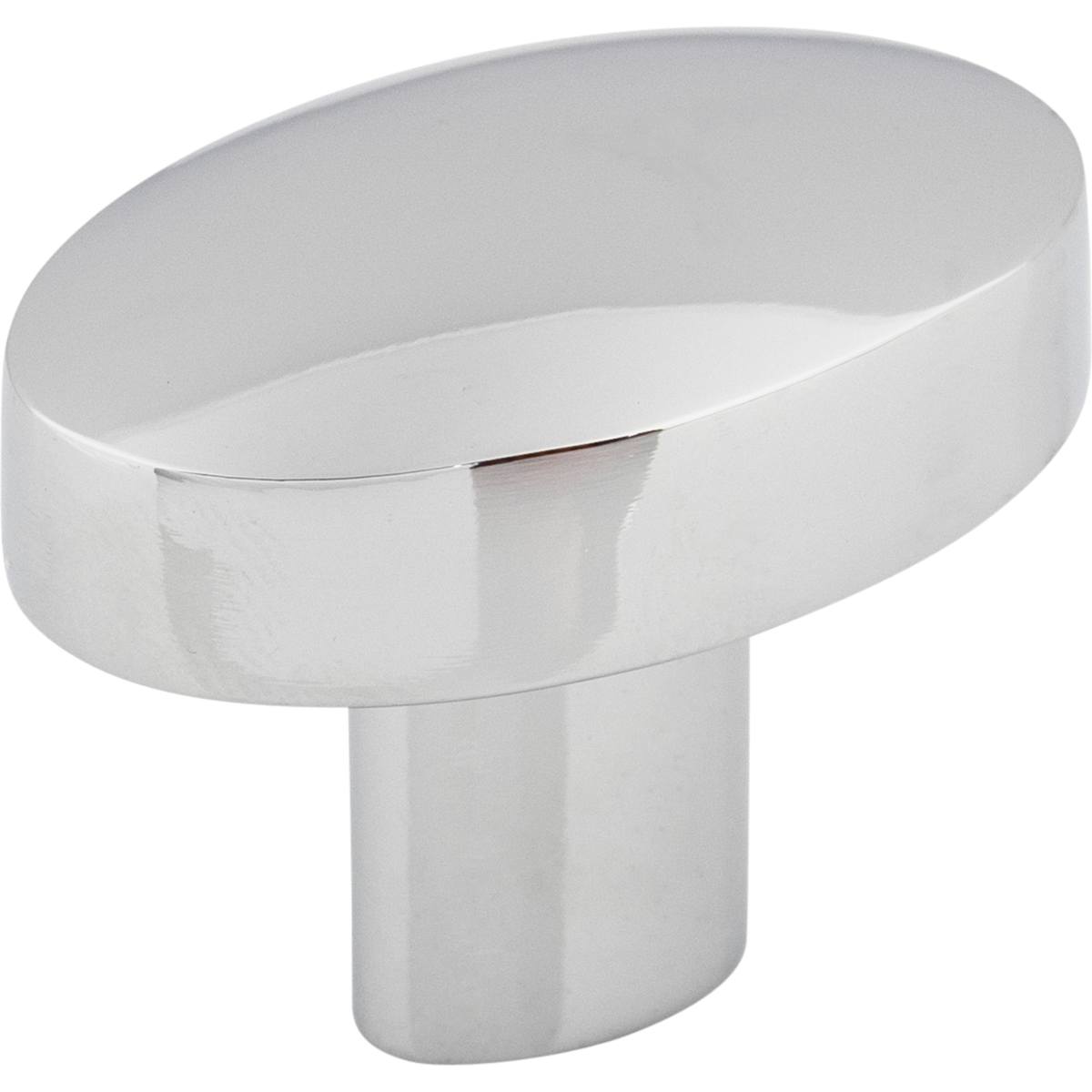 Top Knobs - TK910BLK - Hillmont 1-3/8 Inch Oval Cabinet Knob from the Lynwood Collection in Flat Black