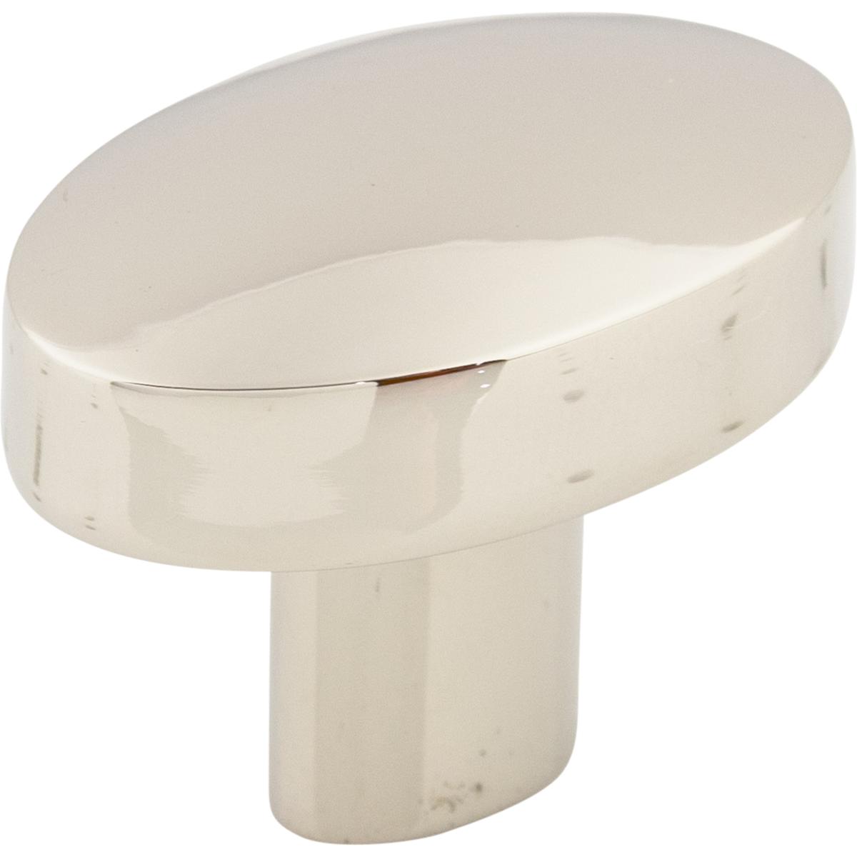 Top Knobs - TK910BLK - Hillmont 1-3/8 Inch Oval Cabinet Knob from the Lynwood Collection in Flat Black