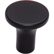 Top Knobs - TK911BLK - Marion 1 Inch Mushroom Cabinet Knob from the Lynwood Collection in Flat Black
