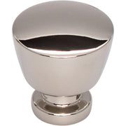 Top Knobs - TK961PN - Allendale 1-1/4 Inch Mushroom Cabinet Knob from the Lynwood Collection in Polished Nickel
